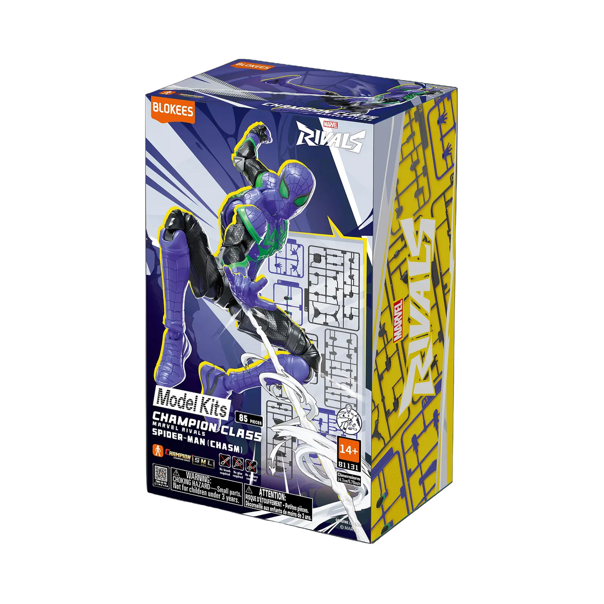 Marvel Rivals™ Champion Class 25 Spider-Man (Chasm)™ Model Kits | Blokees product image 5, provided for visual reference and
