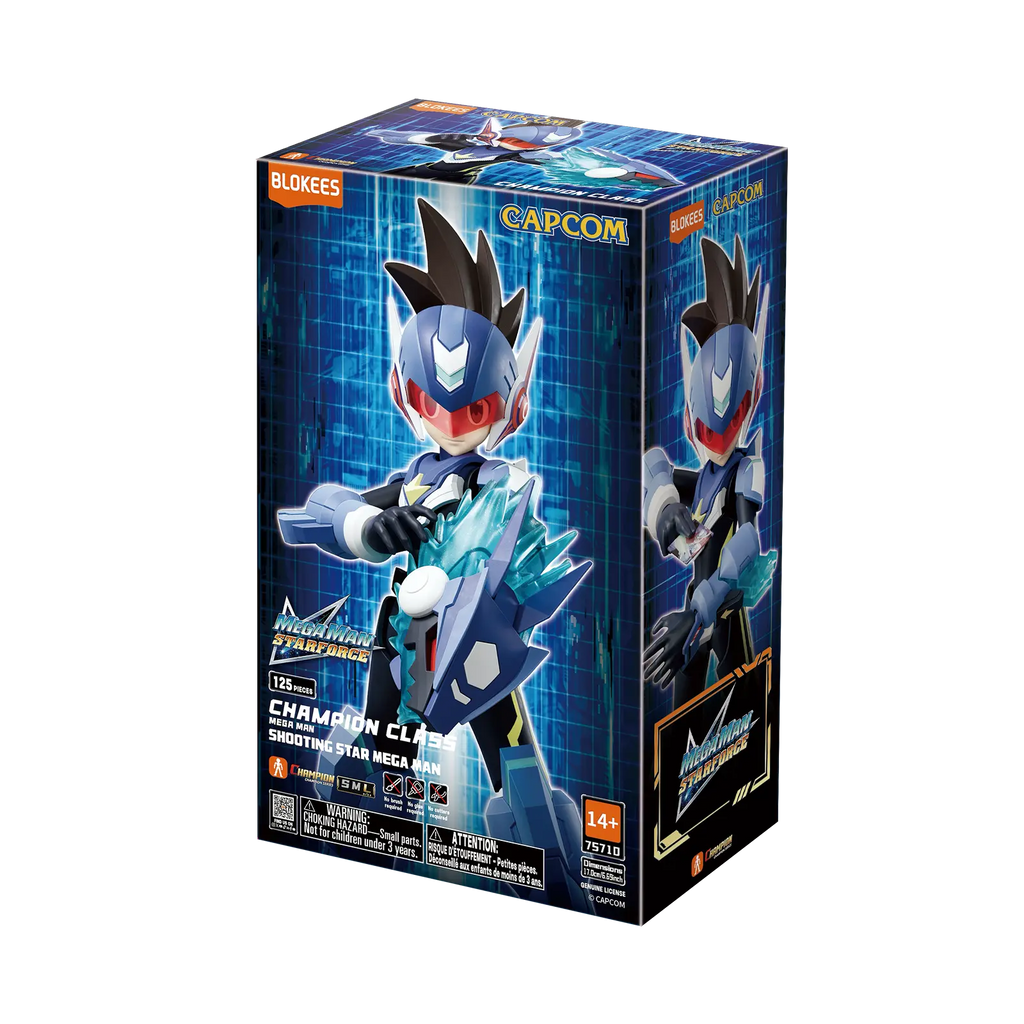 Mega Man Champion Class 01 Shooting Star Mega Man | Blokees product image 5, provided for visual reference and product