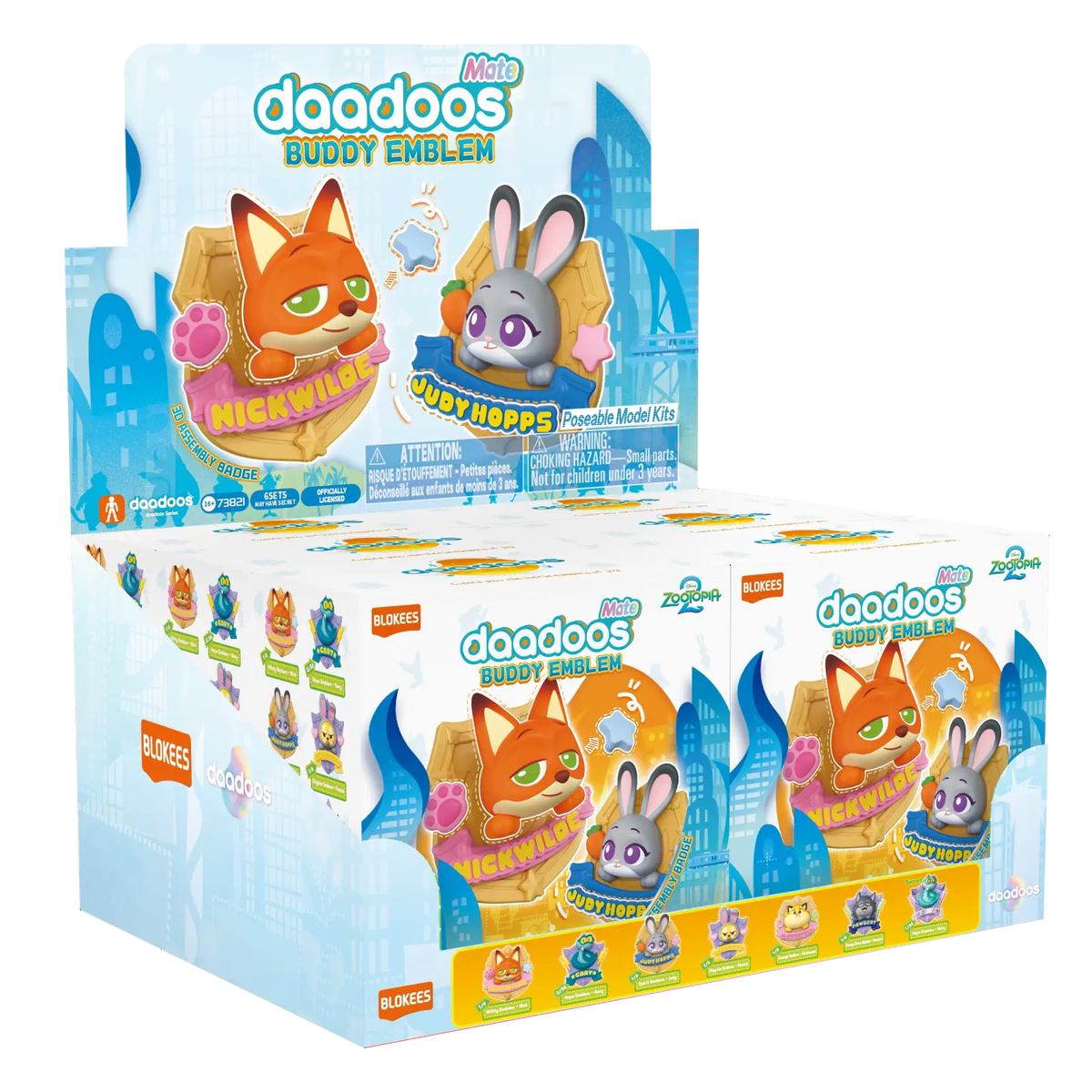 Blokees Zootopia daadoos Mate Series 01 - Buddy Emblem product image 10, provided for visual reference and product detail