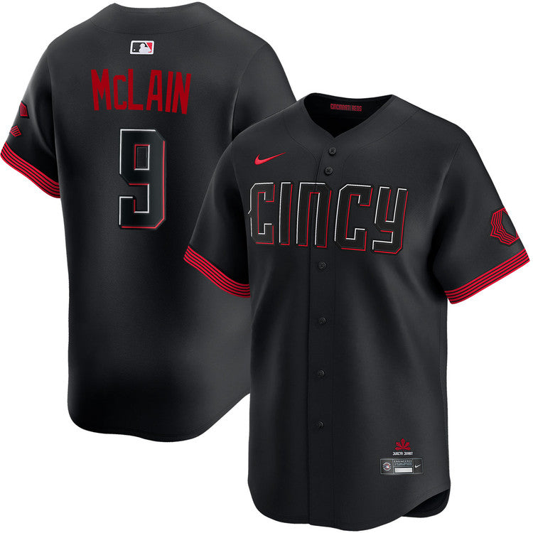 Matt McLain Cincinnati Reds City Connect Jersey - Black product image 1