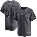 Custom New York Mets City Connect Jersey - Gray product image 1