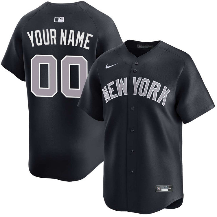 Custom New York Yankees Alternate Away Jersey - Navy product image 1