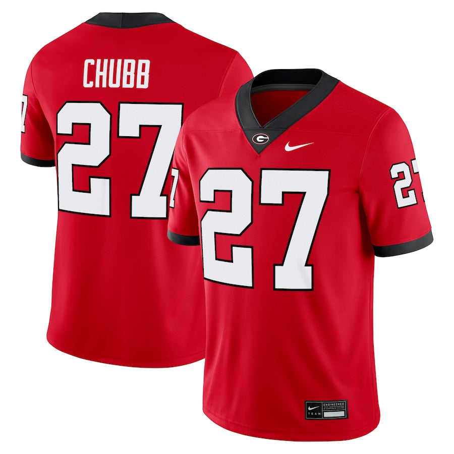 Nick Chubb Georgia Bulldogs Home Jersey - Red product image 1