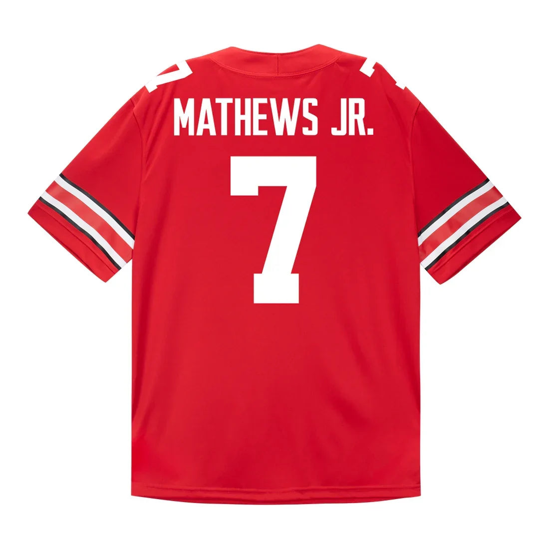 Jermaine Mathews Jr. Ohio State Buckeyes Jersey – Red product image 1