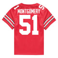 Luke Montgomery Ohio State Buckeyes Jersey – Red product image 1