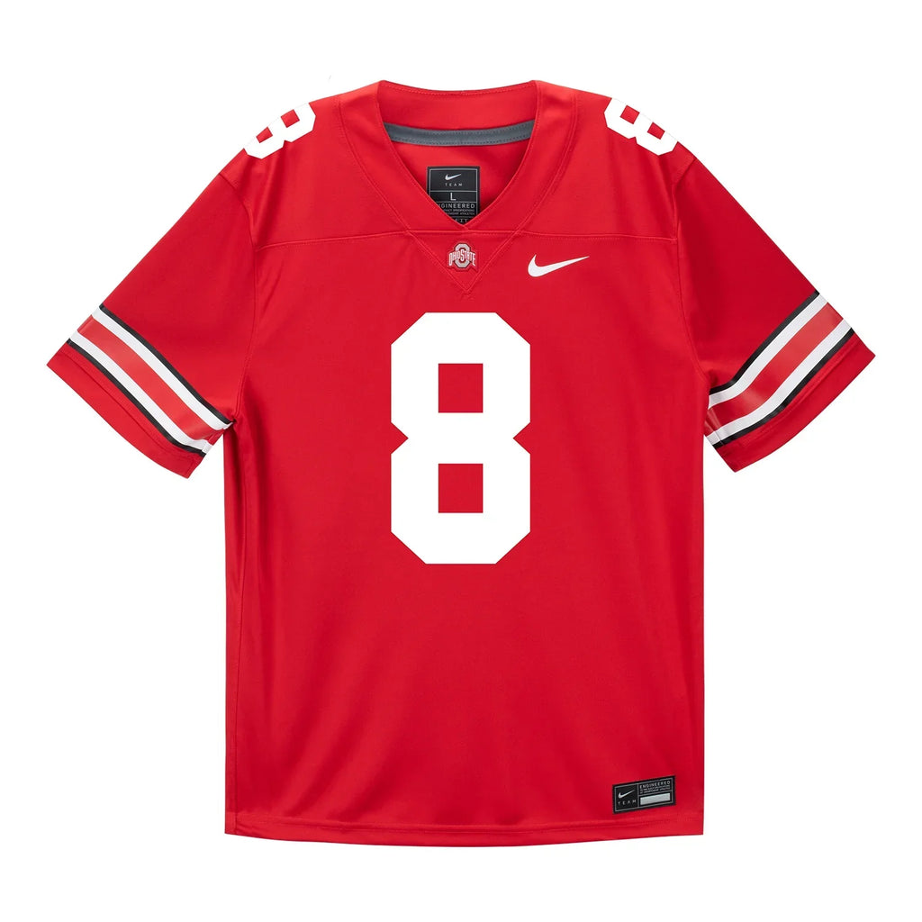 Arvell Reese Ohio State Buckeyes Jersey – Red product image 2