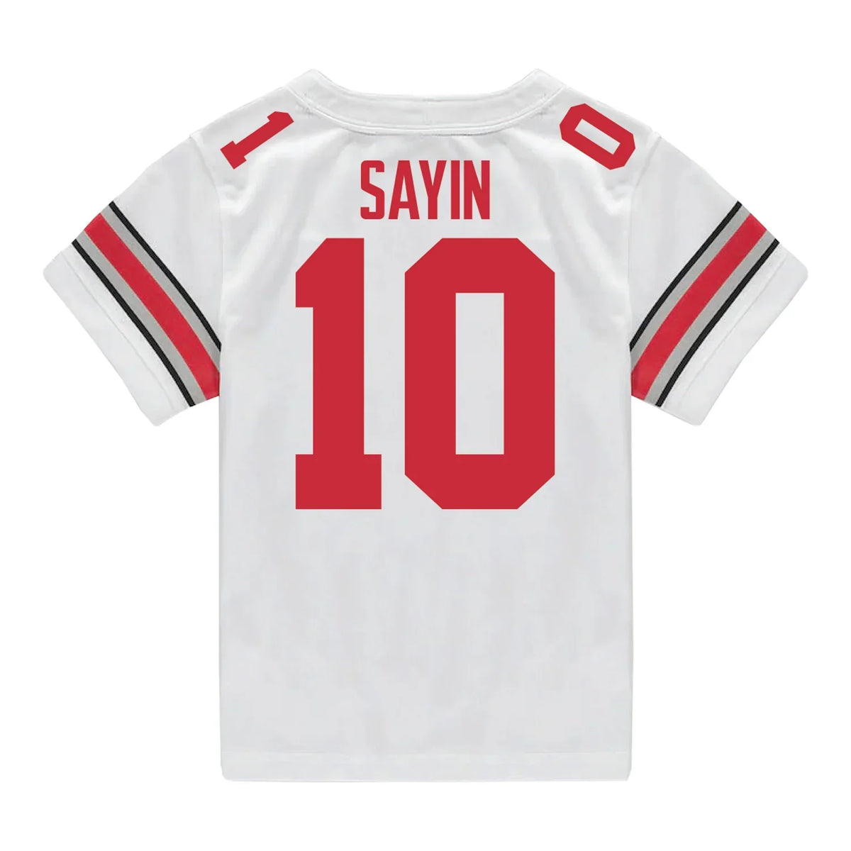 Julian Sayin Ohio State Buckeyes Jersey – White product image 2