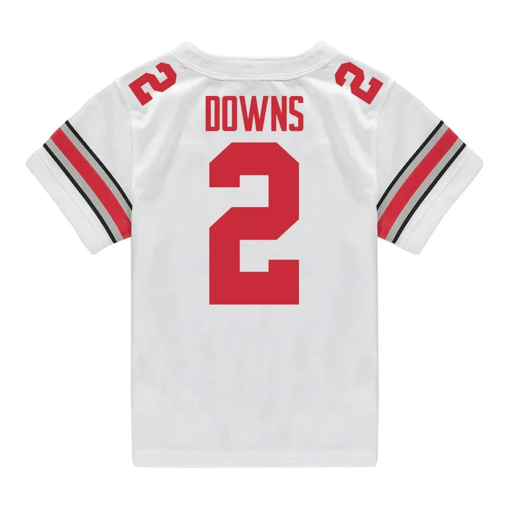 Caleb Downs Ohio State Buckeyes Jersey – White product image 2