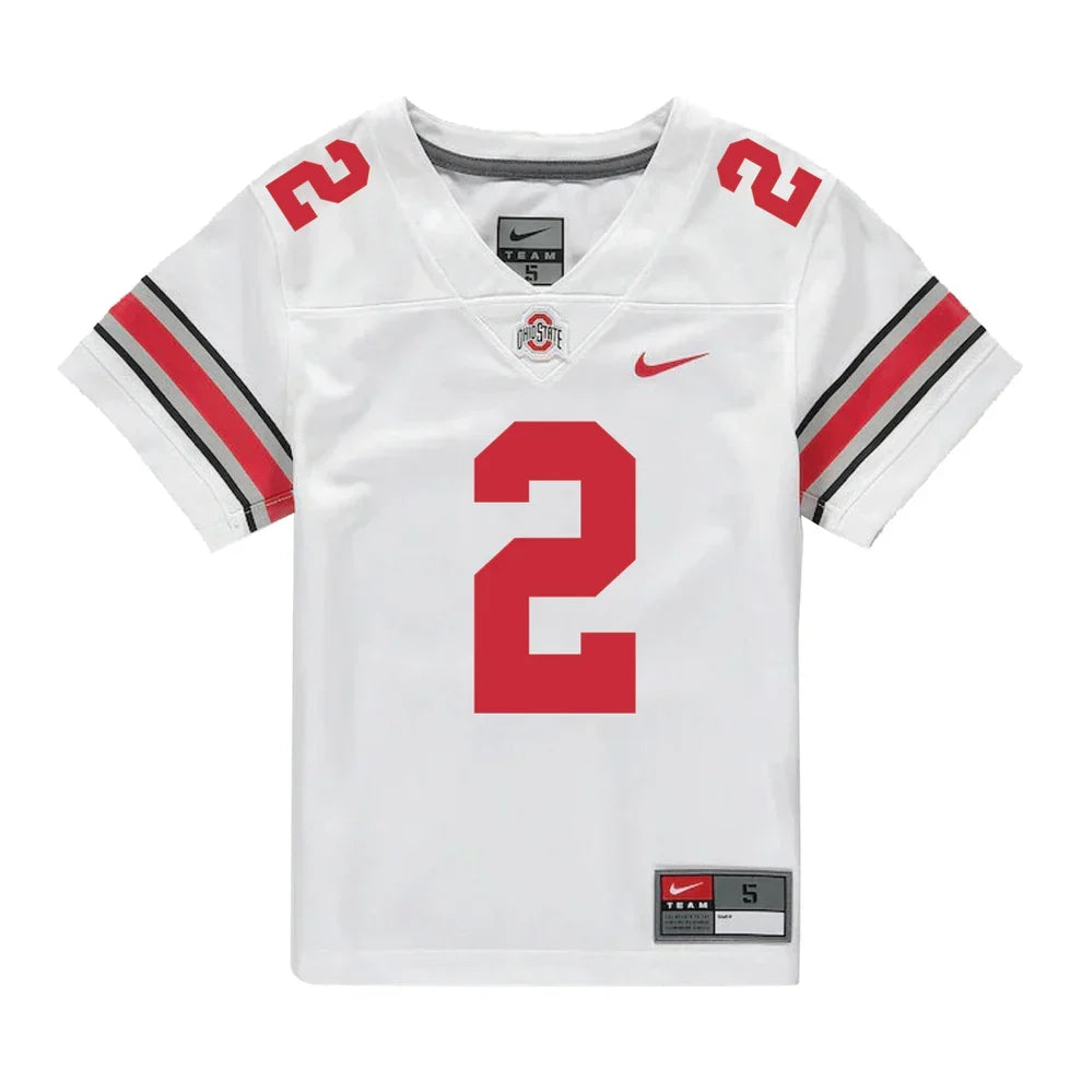 Caleb Downs Ohio State Buckeyes Jersey – White product image 1