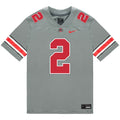 Caleb Downs Ohio State Buckeyes Jersey – Grey product image 1
