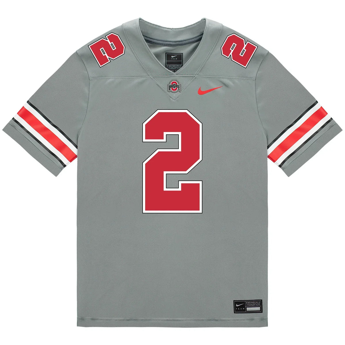 Caleb Downs Ohio State Buckeyes Jersey – Grey product image 1