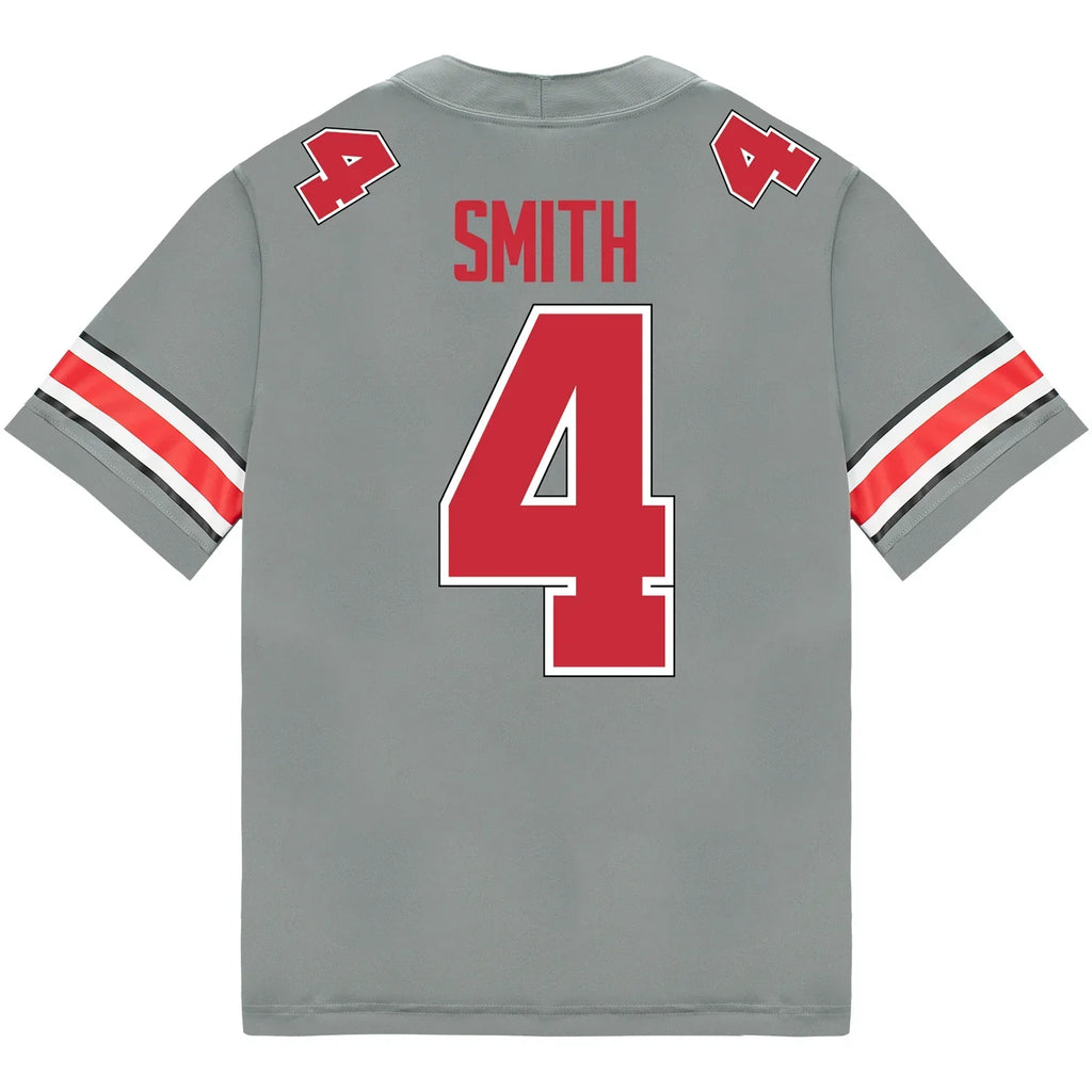 Jeremiah Smith Ohio State Buckeyes Jersey – Grey product image 1