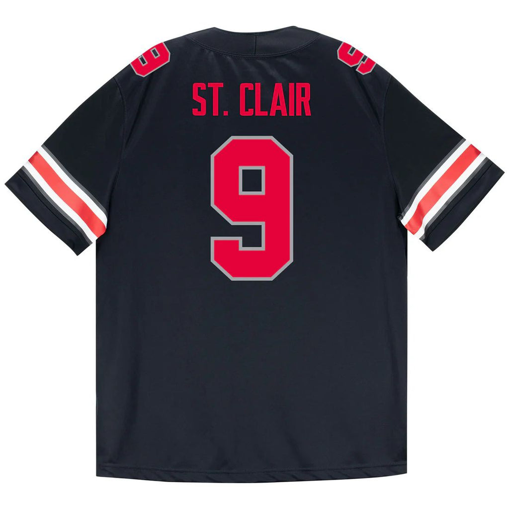 Tavien St. Clair Ohio State Buckeyes Jersey – Black product image 1