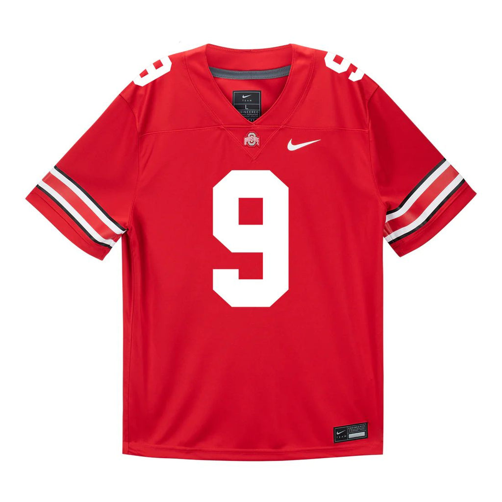 Tavien St. Clair Ohio State Buckeyes Jersey – Red product image 2