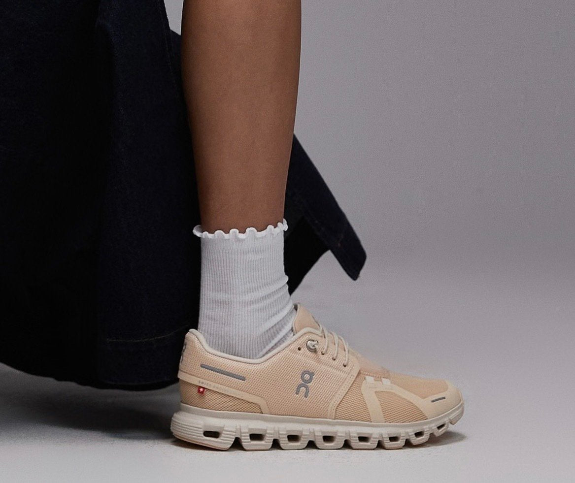 On Cloud 6 Blonde Dew Lifestyle Sneakers product image 4, provided for visual reference and product detail review