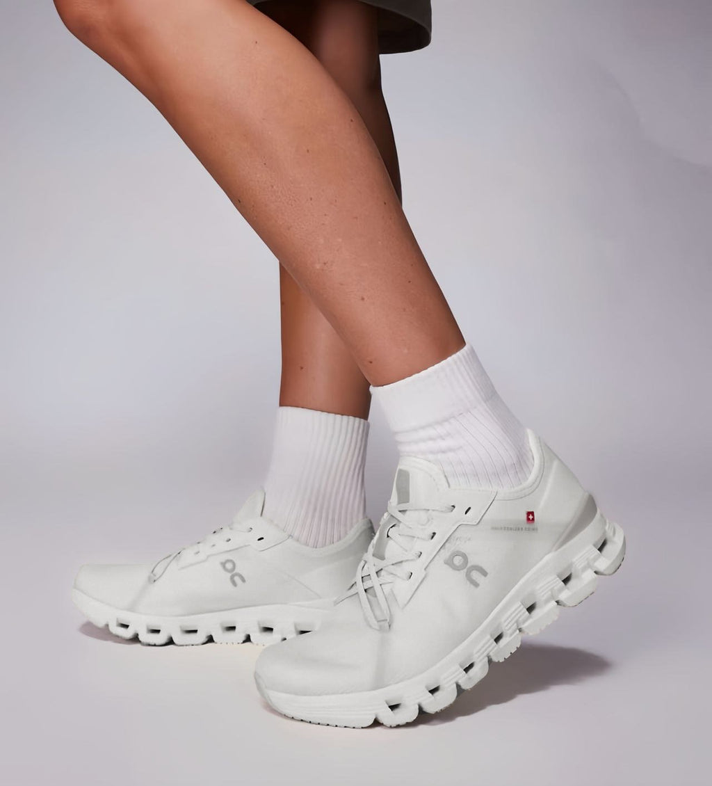 On Cloud X 4 AD White Wolf Training Shoes product image 1, provided for visual reference and product detail review
