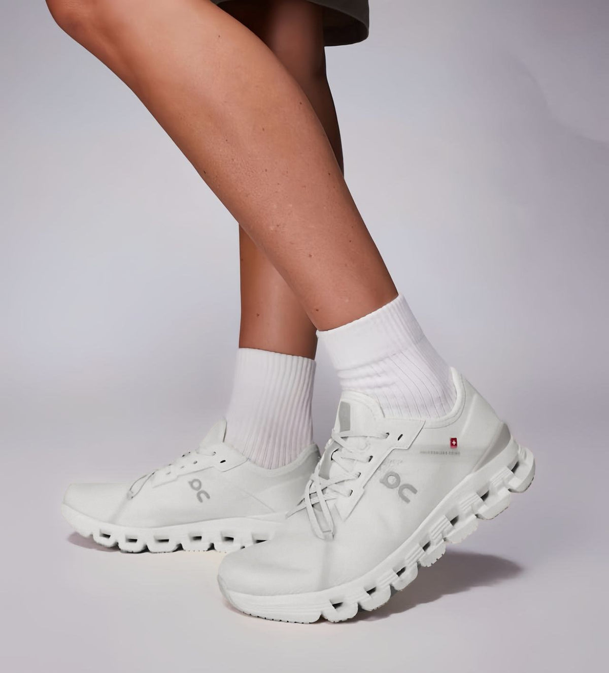 On Cloud X 4 AD White Wolf Training Shoes product image 1, provided for visual reference and product detail review