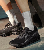 On Cloudmonster 2 Black Eclipse Running Shoes product image 1, provided for visual reference and product detail review