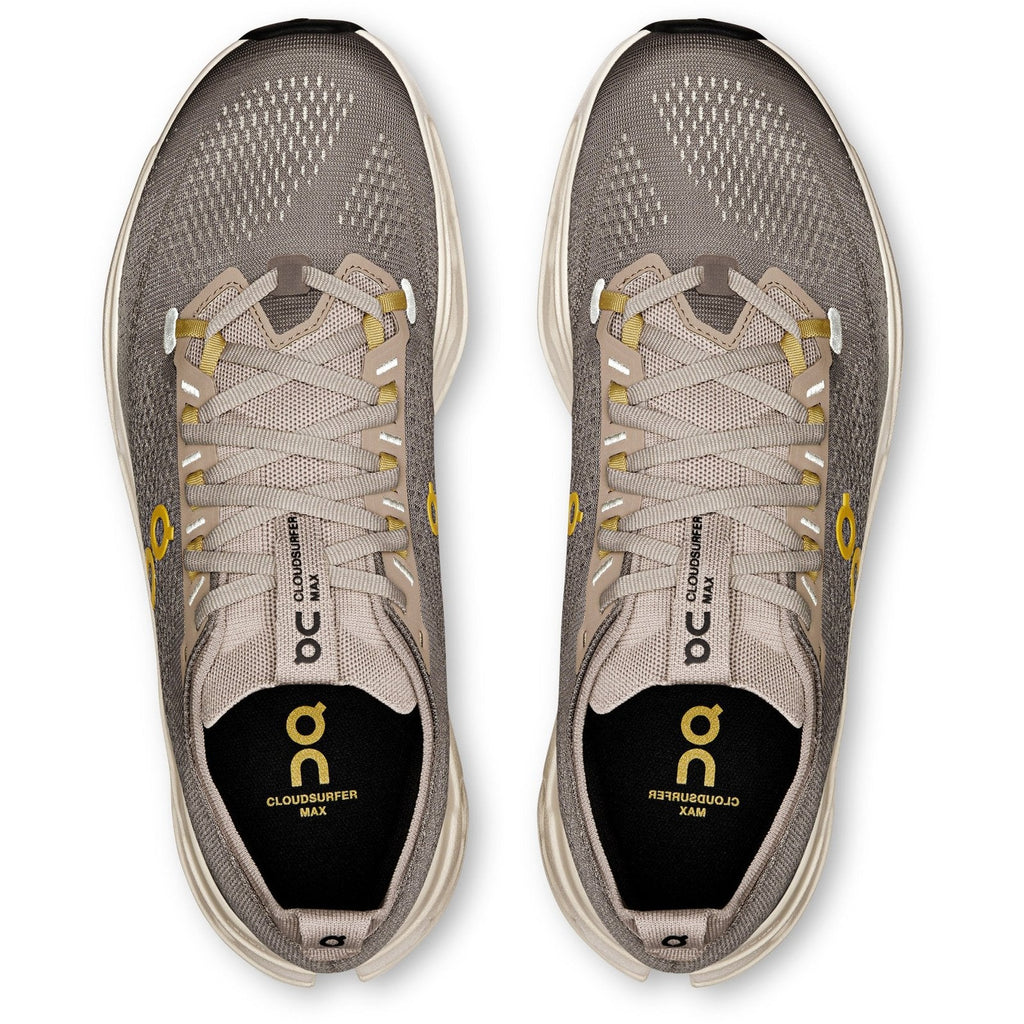 On Cloudsurfer Max Cinder Pelican Running Shoes product image 2, provided for visual reference and product detail review