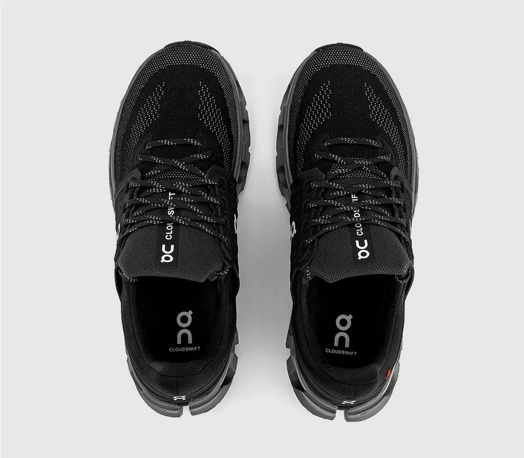 On Cloudswift 4 AD Black Rock Running Shoes product image 5, provided for visual reference and product detail review