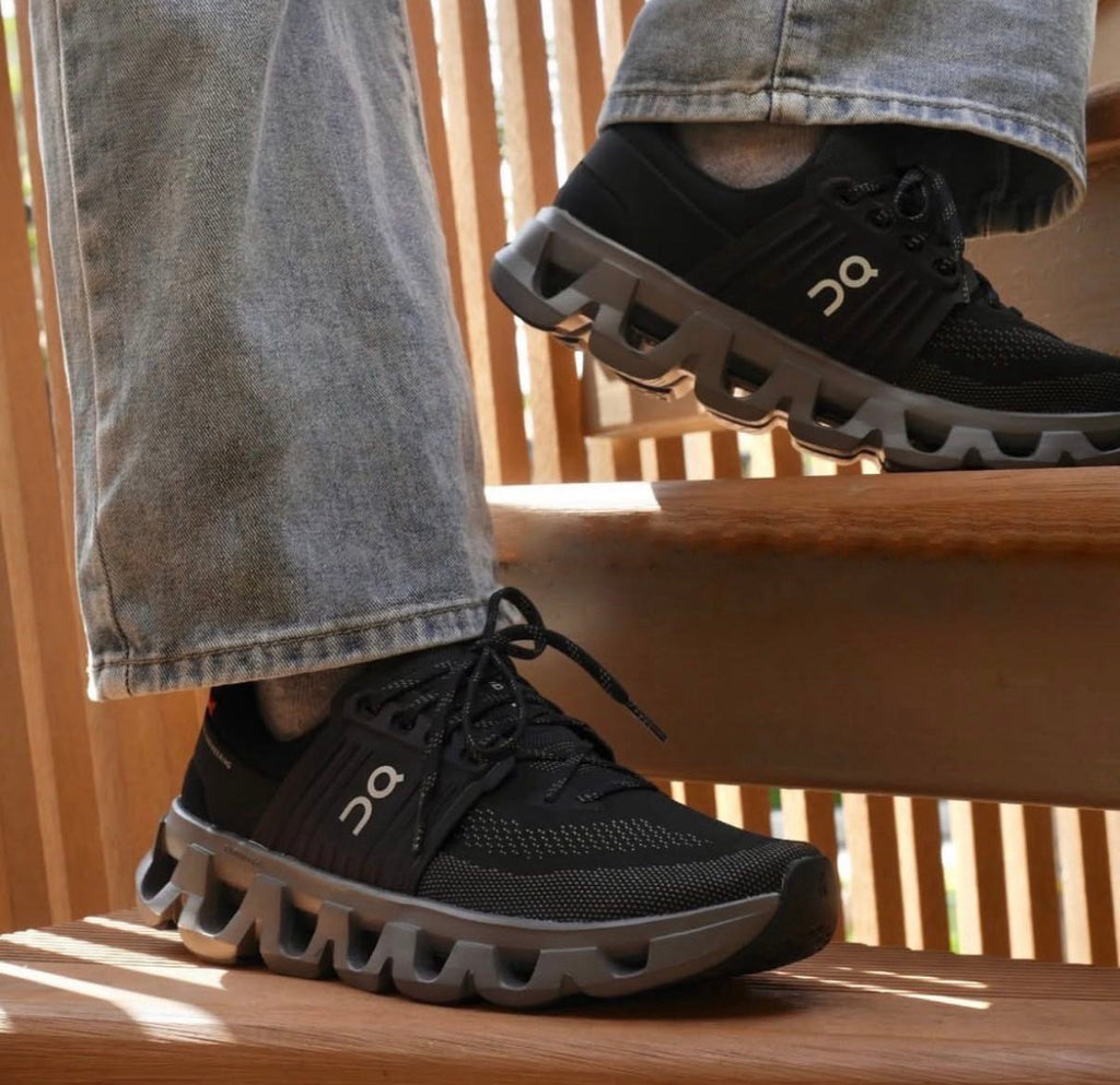 On Cloudswift 4 AD Black Rock Running Shoes product image 4, provided for visual reference and product detail review