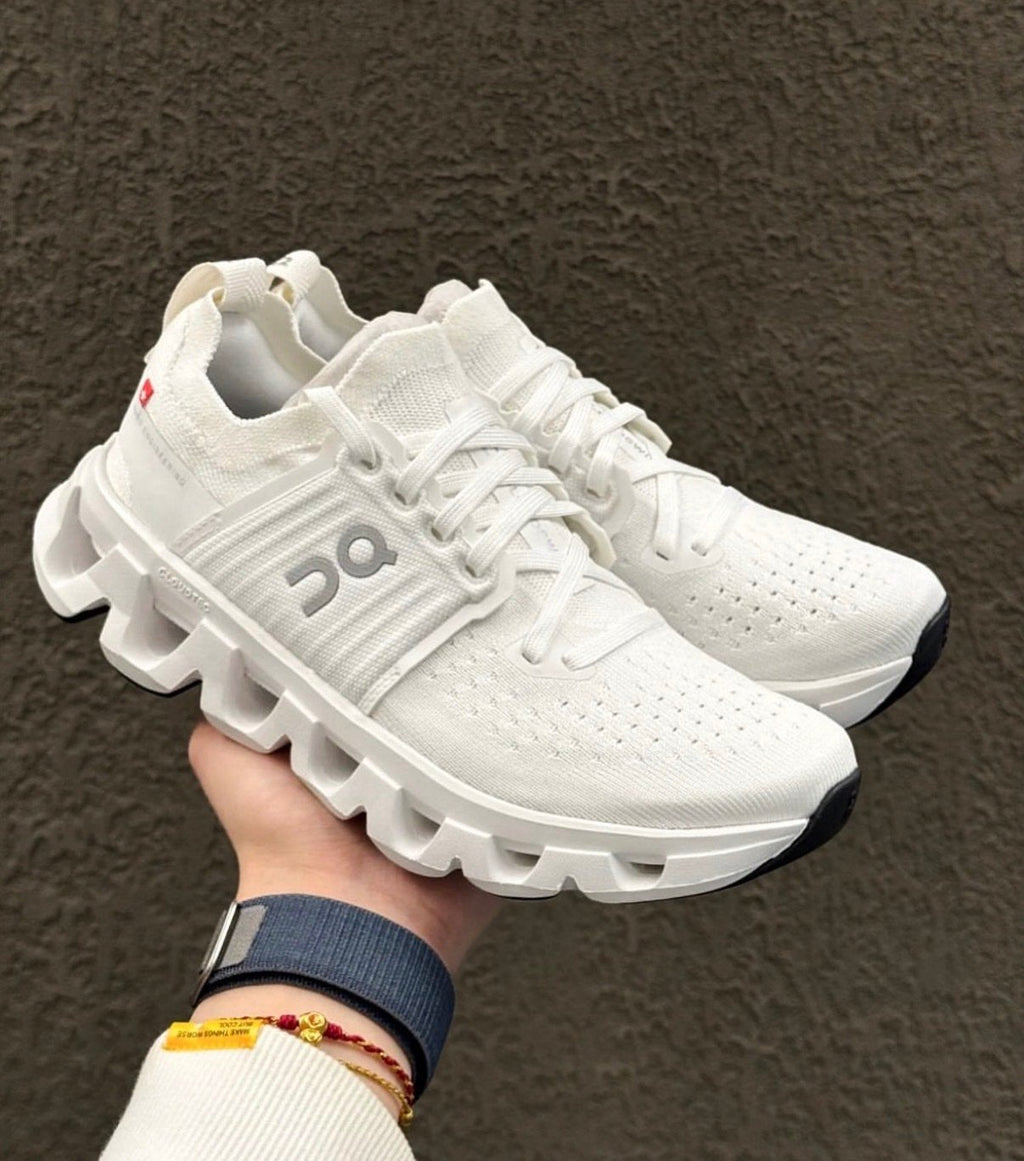 On Cloudswift 4 White Running Shoes product image 7, provided for visual reference and product detail review