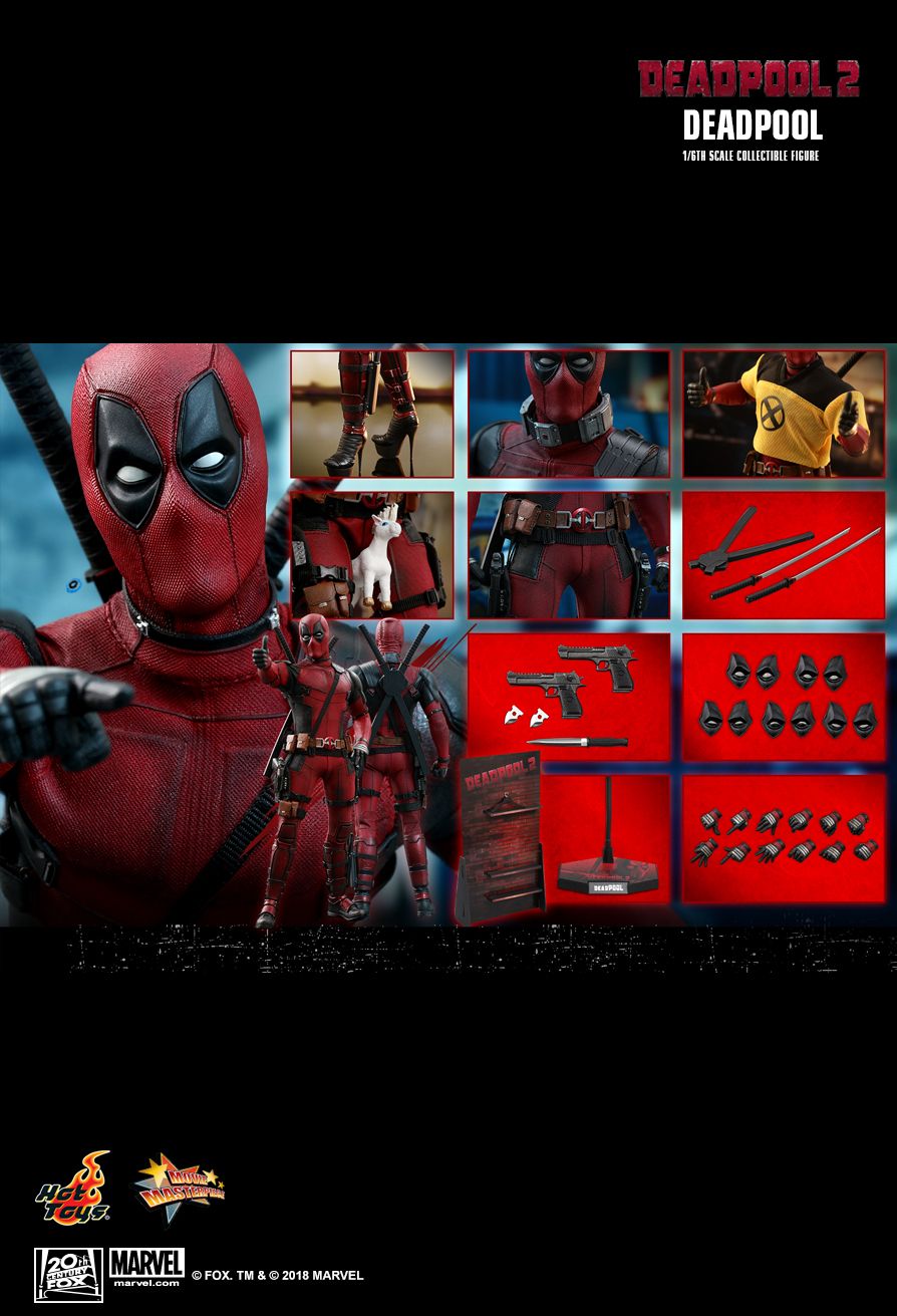 Hot Toys Deadpool 1/6 Scale Action Figure product image 16, provided for visual reference and product detail review