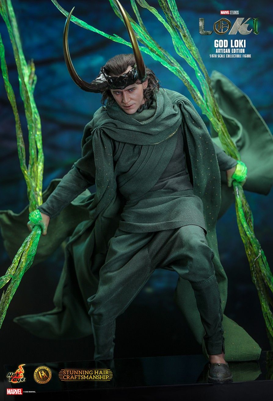 Hot Toys God Loki (Artisan Edition) 1/6 Scale Action Figure product image 1, provided for visual reference and product