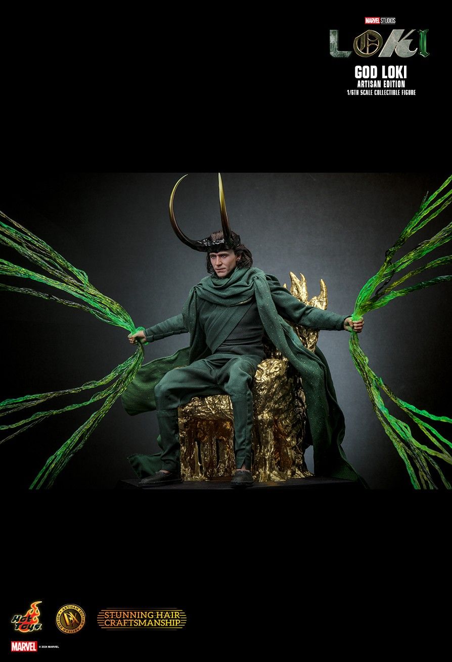 Hot Toys God Loki (Artisan Edition) 1/6 Scale Action Figure product image 8, provided for visual reference and product