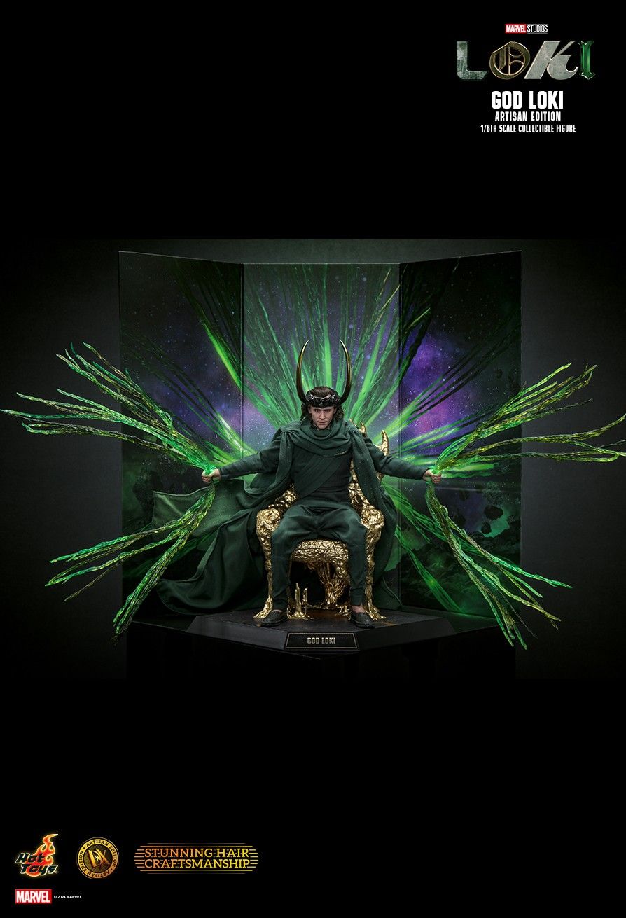 Hot Toys God Loki (Artisan Edition) 1/6 Scale Action Figure product image 9, provided for visual reference and product
