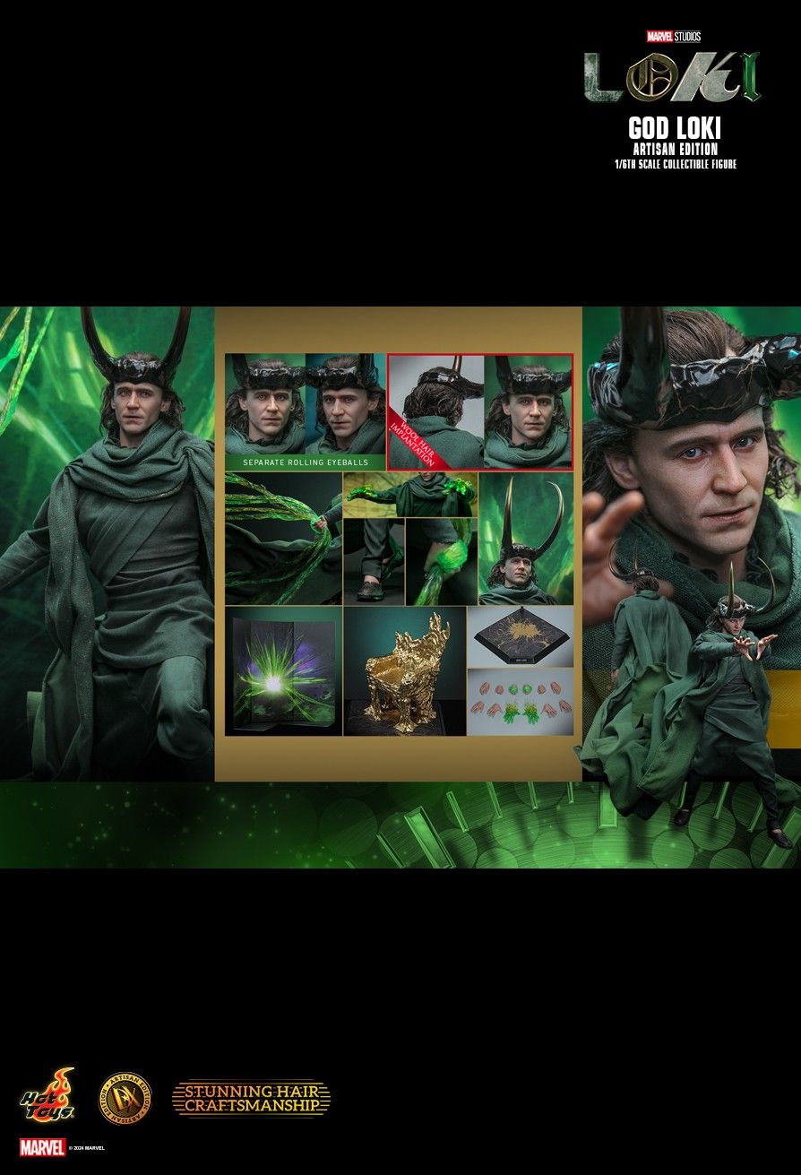 Hot Toys God Loki (Artisan Edition) 1/6 Scale Action Figure product image 20, provided for visual reference and product