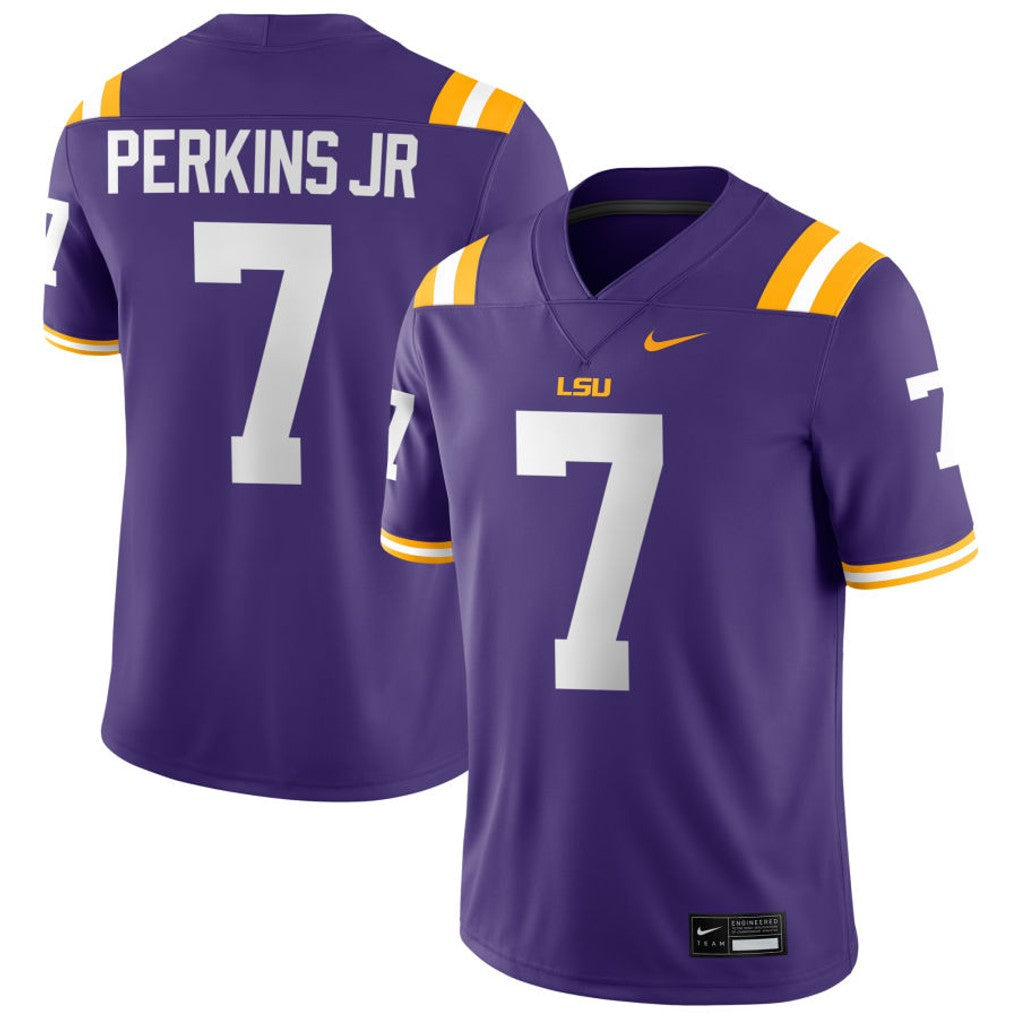 Harold Perkins Jr. LSU Tigers Jersey - Purple product image 1