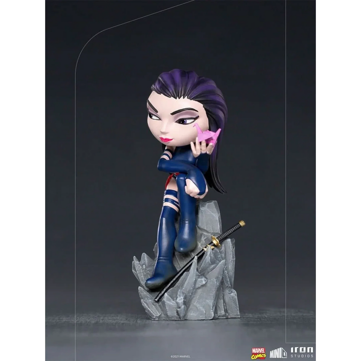 Psylocke X-Men Minico Statue - Iron Studios product image 3, provided for visual reference and product detail review