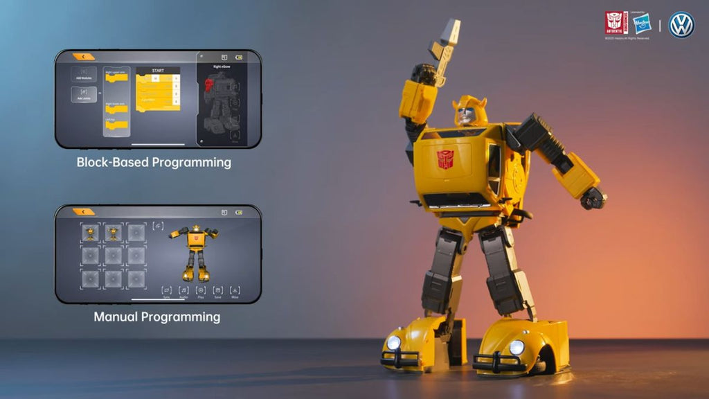 Robosen Transformers G1 Bumblebee Flagship Series Auto-Converting Robot Figure product image 11, provided for visual