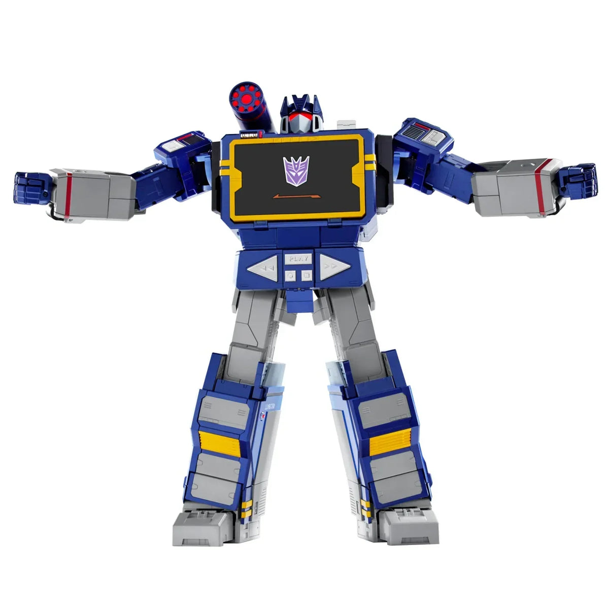 Robosen Transformers G1 Soundwave Flagship Series Auto-Converting Robot Figure product image 9, provided for visual