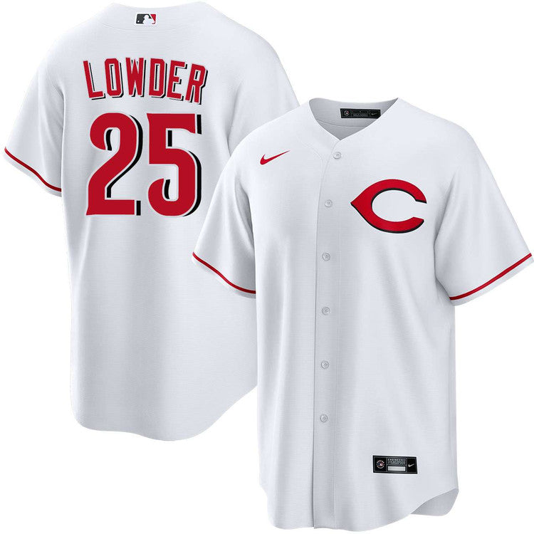 Rhett Lowder Cincinnati Reds Alternate Jersey - White product image 1