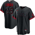 Rhett Lowder Cincinnati Reds City Connect Jersey - Black product image 1
