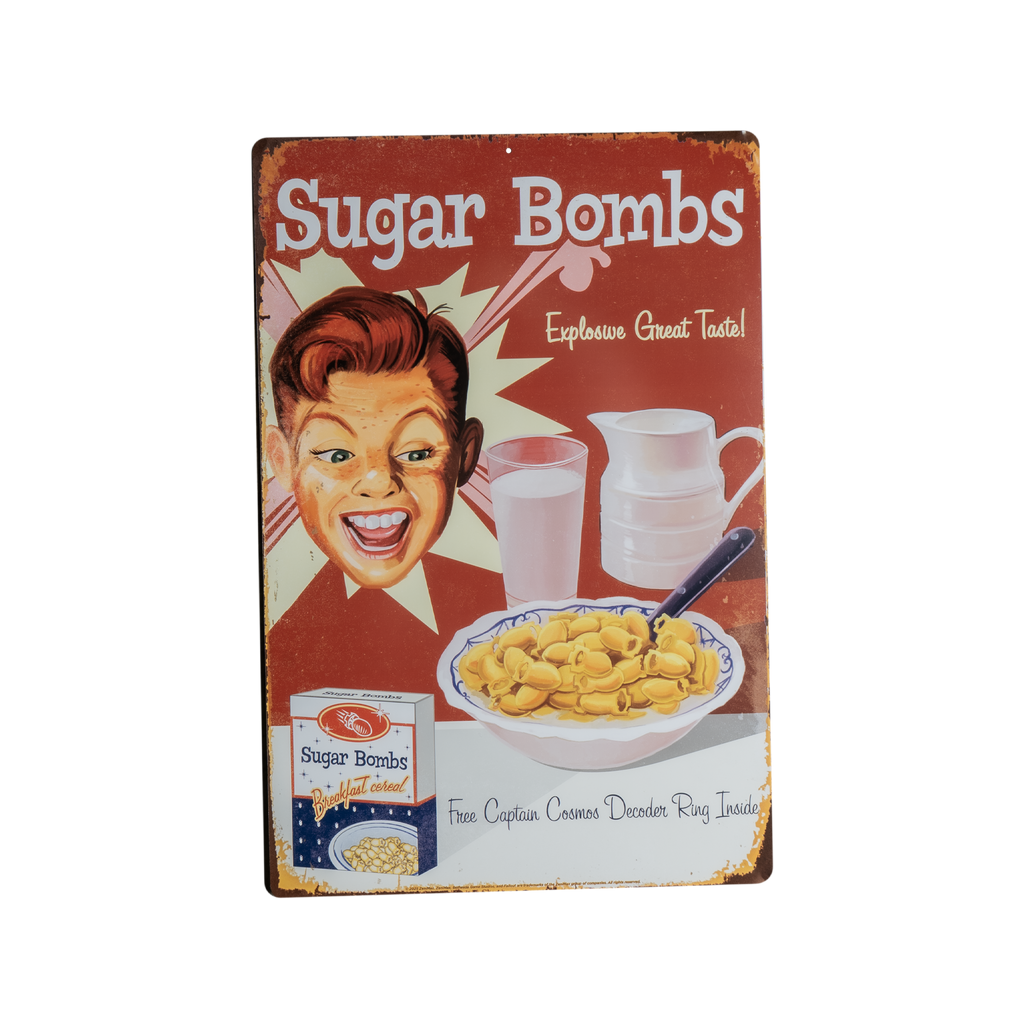 Fallout - Sugar Bombs Metal Sign product image 2, provided for visual reference and product detail review