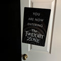 The Twilight Zone - You Are Now Entering Metal Sign product image 1, provided for visual reference and product detail review