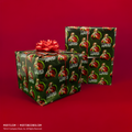 Misfits - Crimson Cringle Wrapping Paper product image 1, provided for visual reference and product detail review