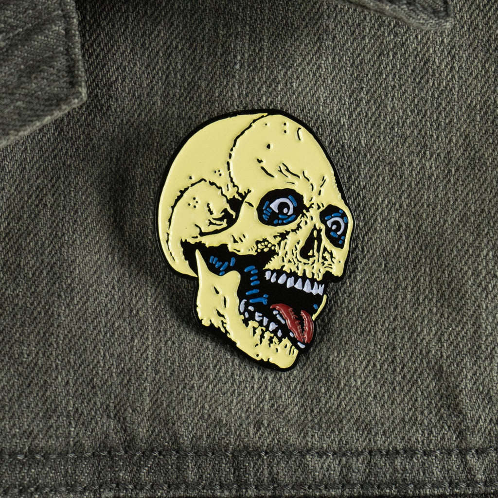 Return of the Living Dead - Party Time Skeleton Enamel Pin product image 1, provided for visual reference and product detail