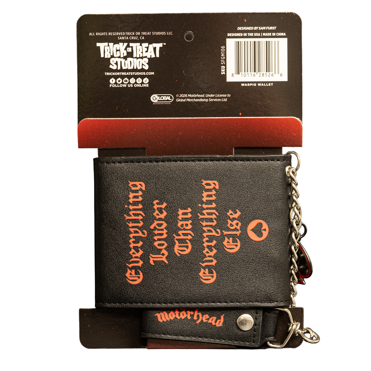 Motörhead - Warpig Wallet product image 2, provided for visual reference and product detail review