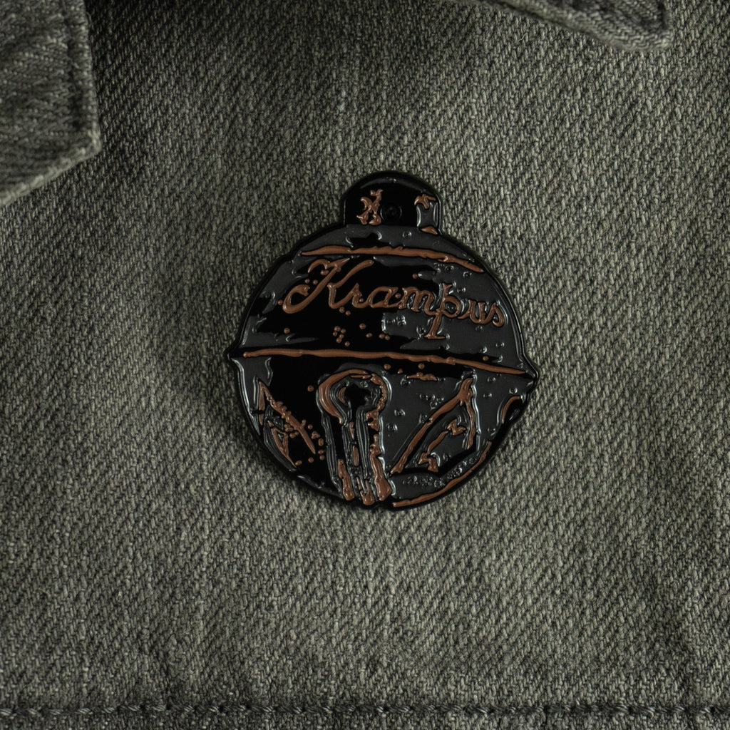 Krampus - Krampus Bell Enamel Pin product image 1, provided for visual reference and product detail review
