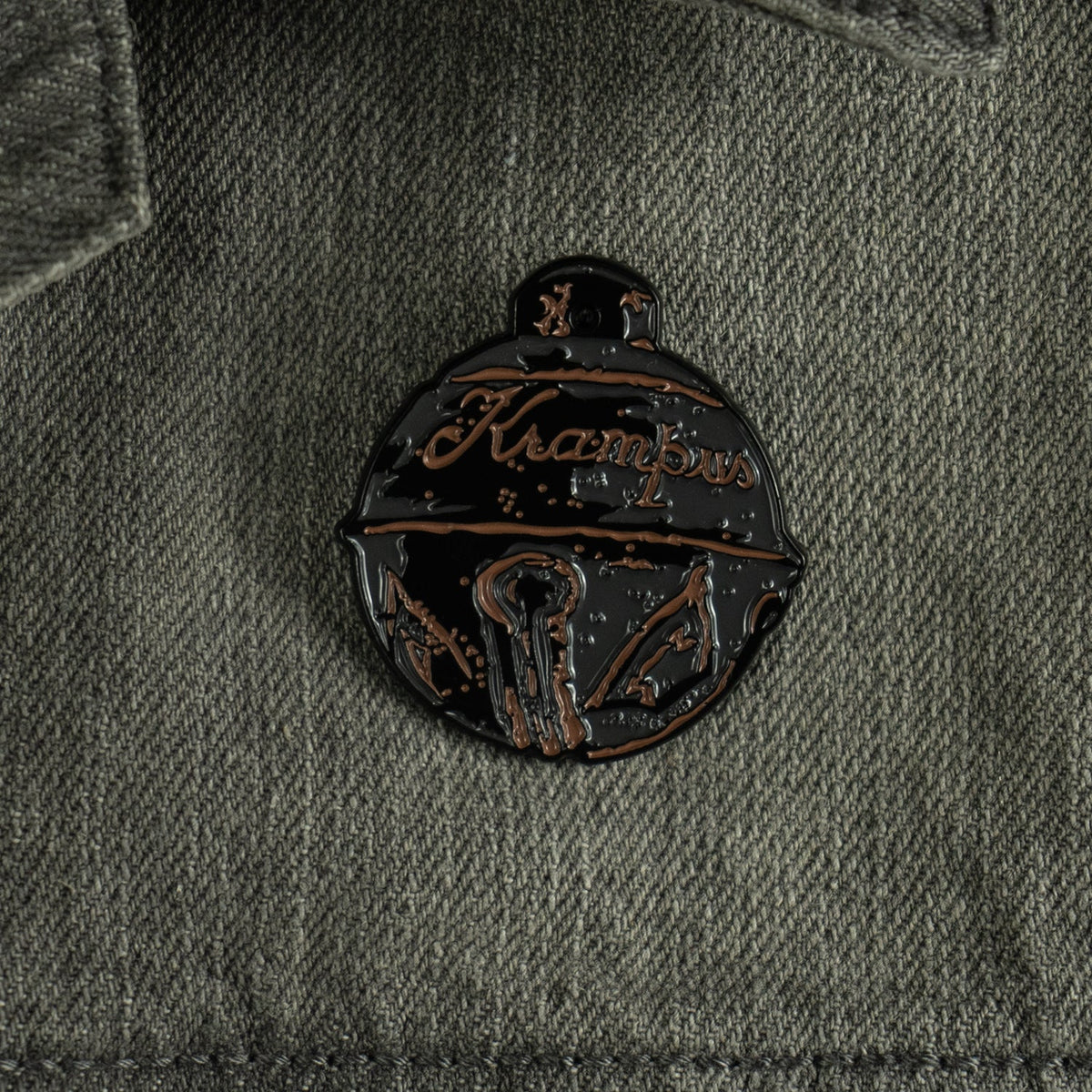 Krampus - Krampus Bell Enamel Pin product image 1, provided for visual reference and product detail review