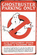 Ghostbusters - Parking Metal Sign product image 1, provided for visual reference and product detail review