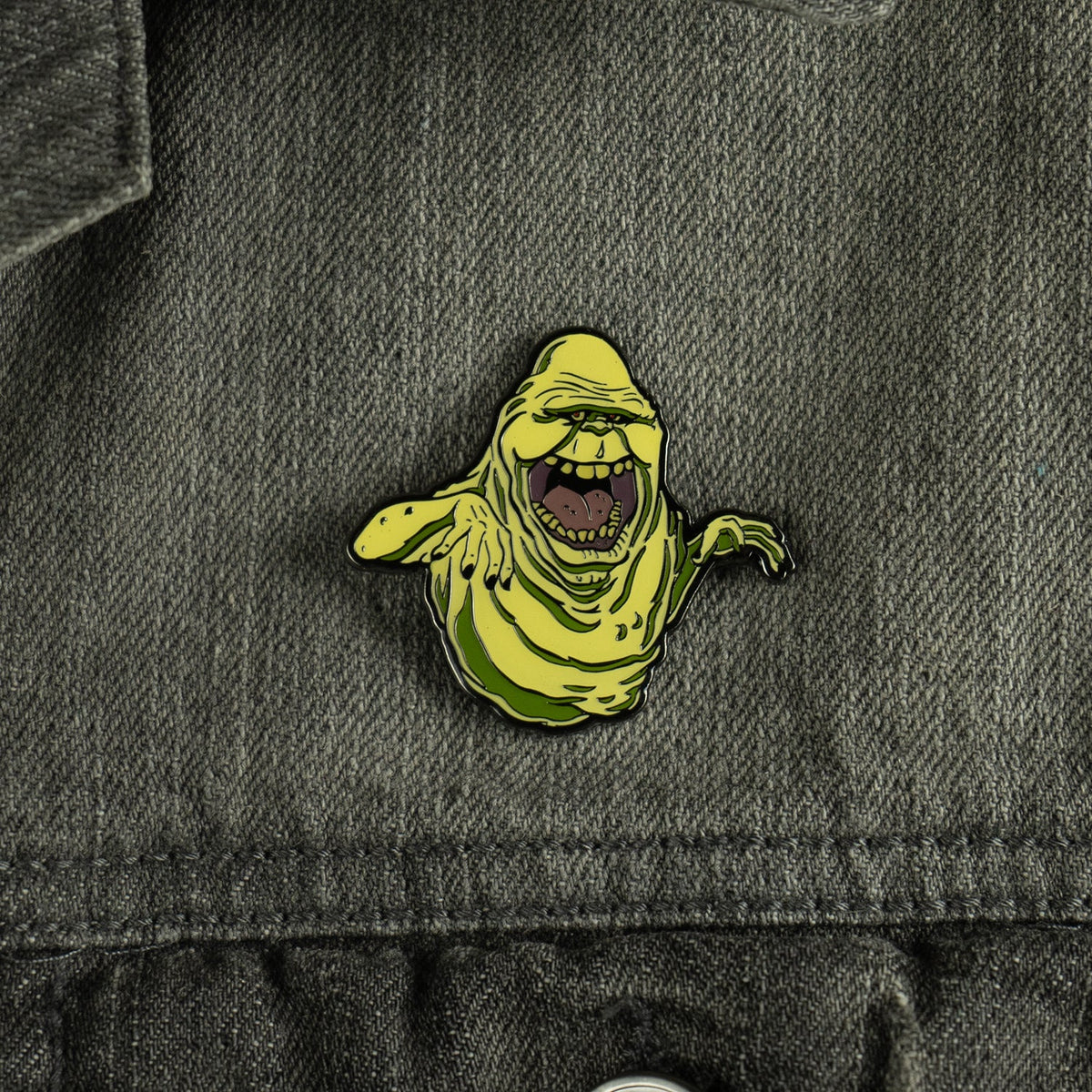 Ghostbusters - Slimer Glow in the Dark Enamel Pin product image 1, provided for visual reference and product detail review