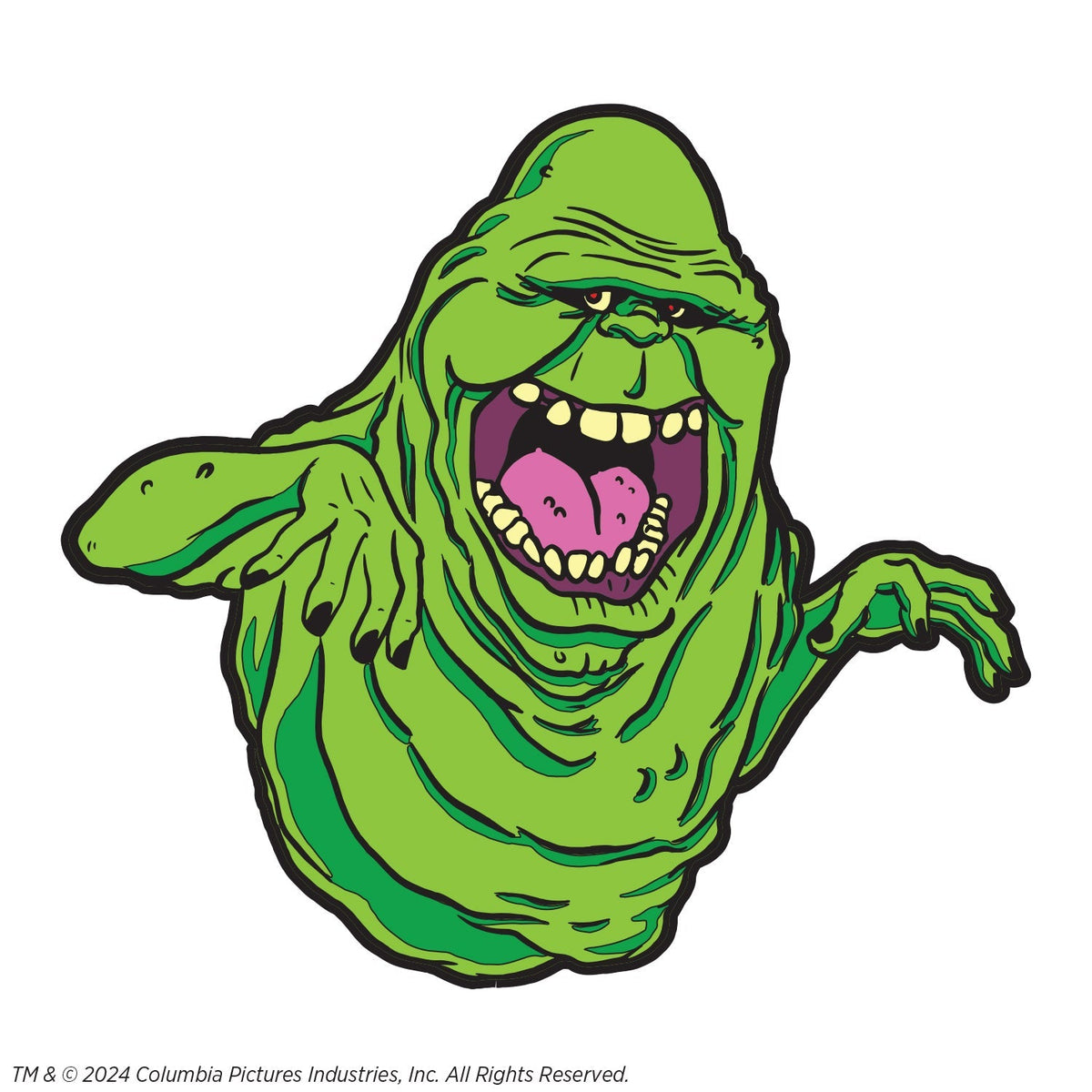 Ghostbusters - Slimer Glow in the Dark Enamel Pin product image 2, provided for visual reference and product detail review