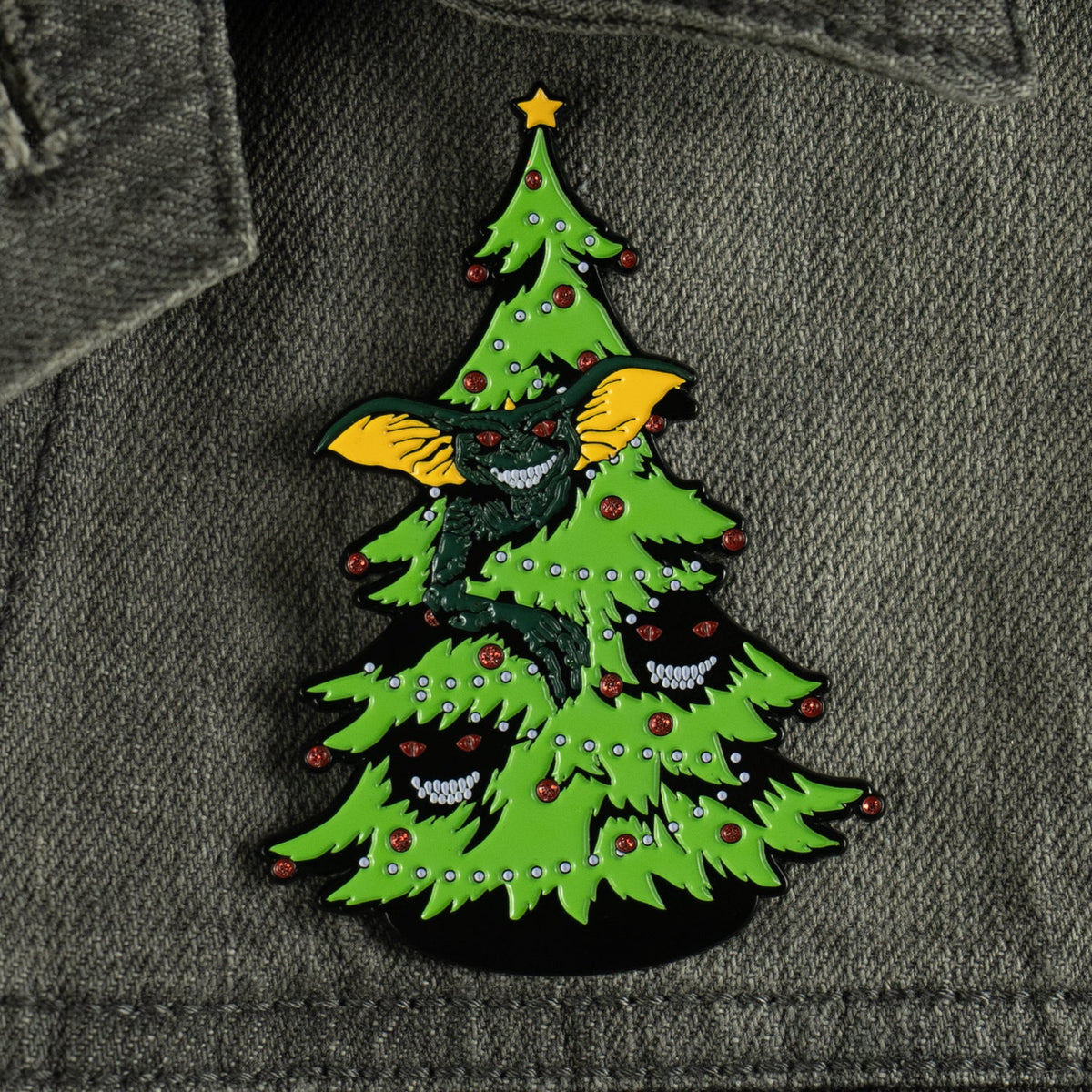 Gremlins - Christmas Tree Enamel Pin product image 1, provided for visual reference and product detail review