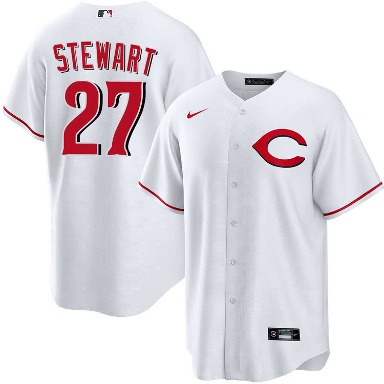 Sal Stewart Cincinnati Reds Alternate Jersey - White product image 1