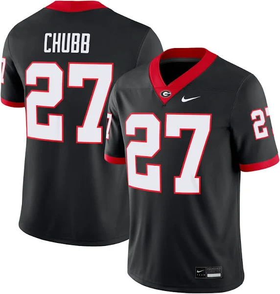 Nick Chubb Georgia Bulldogs Home Jersey - Black product image 1